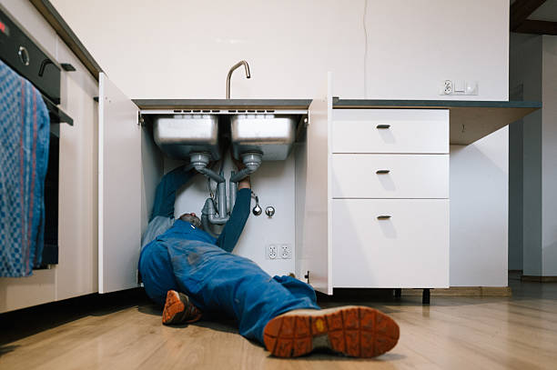 Professional Drain Cleaning technician working in Nottingham, NH